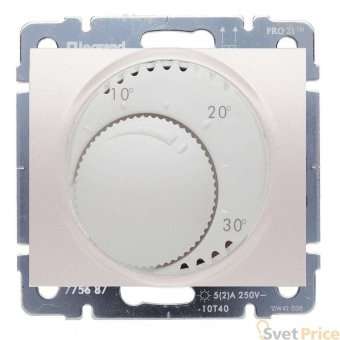 Термостат Legrand Galea Life с НЗ контактом перламутр 775687