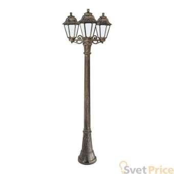 Уличный фонарь Fumagalli Artu Bisso/Anna 3L E22.158.S30.BYF1R