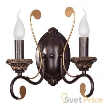 Бра IDLamp Riccarda 261/2A-Blackplatina