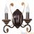 Бра IDLamp Riccarda 261/2A-Blackplatina