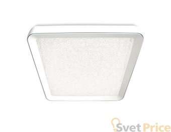 Потолочный светодиодный светильник Ambrella light Orbital Crystal Sand FS1216 WH/WH 72W+29W D500*500