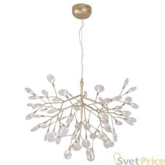 Подвесная люстра Crystal Lux Evita SP63 Gold/Transparent