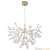Подвесная люстра Crystal Lux Evita SP63 Gold/Transparent