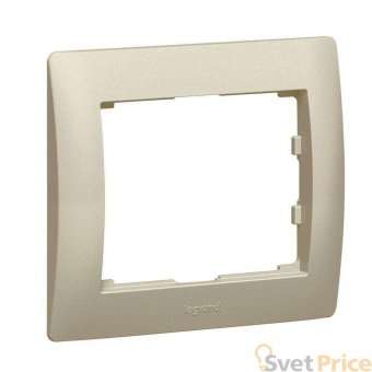 Рамка 1-постовая Legrand Galea Life титан 771401