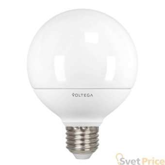 Лампа светодиодная Voltega E27 14.4W 2800К шар матовый VG2-G2E27warm14W 6953