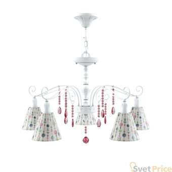 Подвесная люстра Lamp4you Provence E4-05-WM-LMP-O-17-CRL-E4-05-PK-DN
