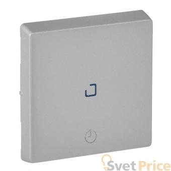 Лицевая панель Legrand Valena Life выключателя с выдержкой времени алюминий 755212