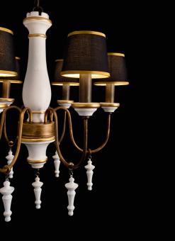 Подвесная люстра Arte Lamp Fortezza A1843LM-6BG