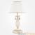 Настольная лампа Eurosvet Amelia 10054/1 белый с золотом/прозрачный хрусталь Strotskis
