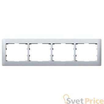 Рамка 4-постовая Legrand Galea Life алюминий 771304