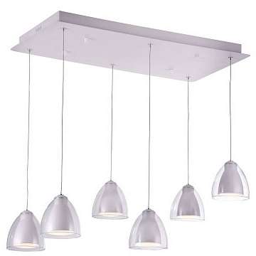 Подвесная люстра IDLamp Mirella 394/6-LEDWhite