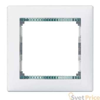 Рамка 1-постовая Legrand Valena белая/кристалл 774461