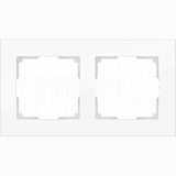 Рамка Favorit на 2 поста белая WL01-Frame-02 4690389061219