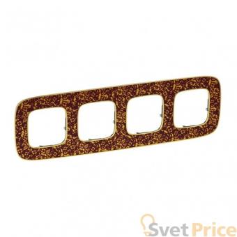 Рамка 4-постовая Legrand Valena Allure Барокко Пурпур 754444