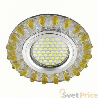 Встраиваемый светильник Fametto Luciole DLS-L148 Gu5.3 Glassy/Gold