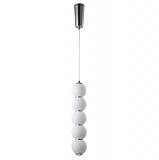 Подвесной светодиодный светильник Crystal Lux Desi SP5 Chrome/White