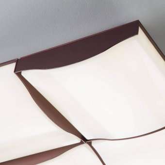 Потолочный светодиодный светильник Eurosvet Relief 90031/4 кофе