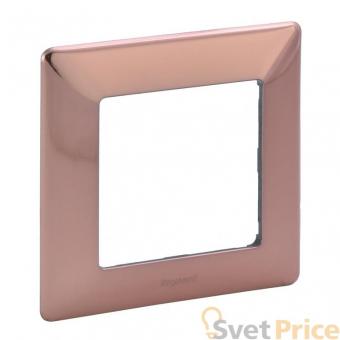 Рамка 1-постовая Legrand Valena Life Медь 754161