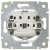 Розетка 2К+3 Legrand Valena 16A 250V с/з со шторками безвинтовой зажим слоновая кость 774122