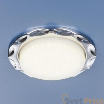 Встраиваемый светильник Elektrostandard 1064 GX53 SL серебро 4690389076169