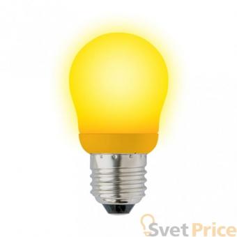Лампа энергосберегающая (02977) E27 9W Yellow шар желтый ESL-G45-9/YELLOW/E27