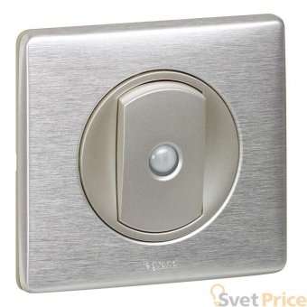 Рамка 1-постовая Legrand Celiane алюминий 068921