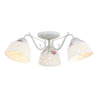 Потолочная люстра Arte Lamp Wicker A6616PL-3WG