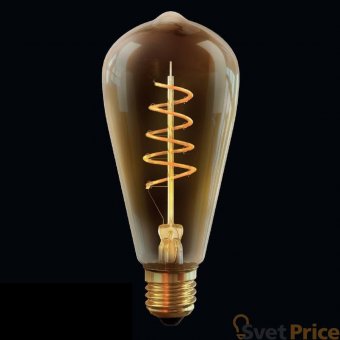 Лампа светодиодная E27 4W 2800К колба прозрачная VG10-ST64GE27warm4W-FB 7077