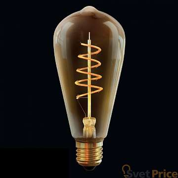 Лампа светодиодная E27 4W 2800К колба прозрачная VG10-ST64GE27warm4W-FB 7077