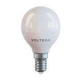 Лампа светодиодная Voltega E14 7W 4000К матовая VG2-G45E14cold7W 7055