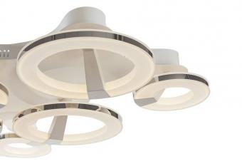 Потолочный светодиодный светильник IDLamp Jenevra 397/L8PF-LEDWhitechrome