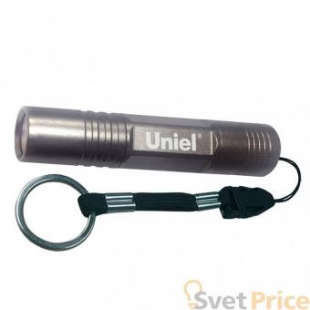 Ручной светодиодный фонарь Uniel (03374) от батареек 30 лм S-LD014-C Gun Metal