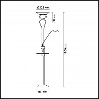 Торшер Odeon Light Axton 2486/F