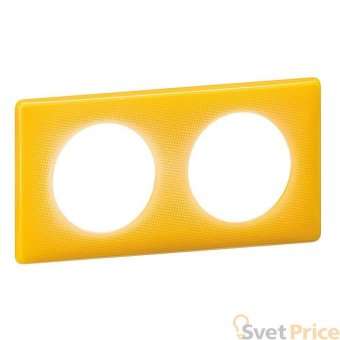 Рамка 2-постовая Legrand Celiane песочный муар 066672