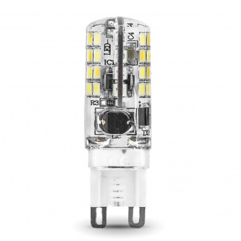 Лампа светодиодная G9 3W 2700K колба прозрачная 107709103