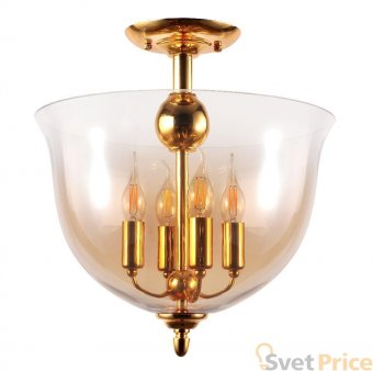 Потолочный светильник Crystal Lux Atlas PL4 Gold