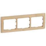 Рамка 3-постовая Legrand Galea Life клен 771963