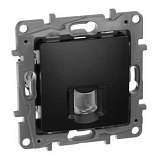 Розетка телефонная RJ11 Legrand Etika антрацит 672640