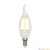 Лампа светодиодная филаментная (UL-00003296) Uniel E14 7,5W 4000K прозрачная LED-CW35-7,5W/NW/E14/CL GLA01TR