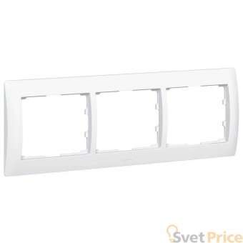 Рамка 3-постовая Legrand Galea Life белая 771003