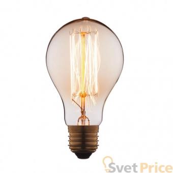 Лампа накаливания E27 40W груша прозрачная 7540-SC