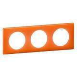 Рамка 3-постовая Legrand Celiane оранжевый муар 066653