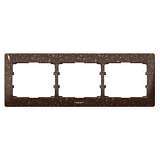 Рамка 3-постовая Legrand Galea Life какао коричневый 771703