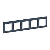 Рамка 5-постовая Legrand Valena Life Лазурь 754095