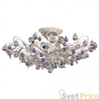 Потолочная люстра IDLamp Irida 242/10PF-Whitepatina