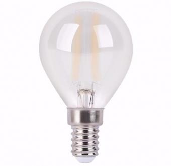 Лампа светодиодная филаментная E14 5W 4100К шар матовый 105201205