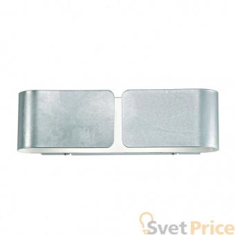 Настенный светильник Ideal Lux Clip AP2 Small Argento