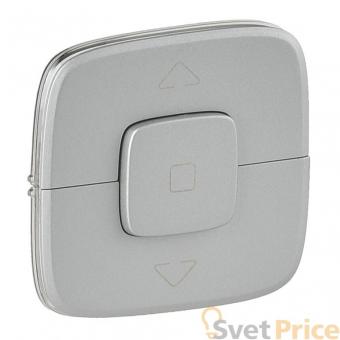 Лицевая панель Legrand Valena Allure выключателя жалюзи алюминий 755147