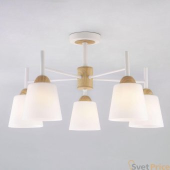 Потолочная люстра Eurosvet Fresco 70085/5 белый