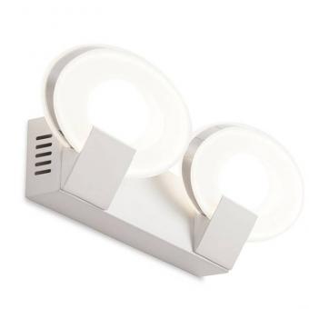 Настенный светодиодный светильник IDLamp Arien 400/2A-LEDWhitechrome